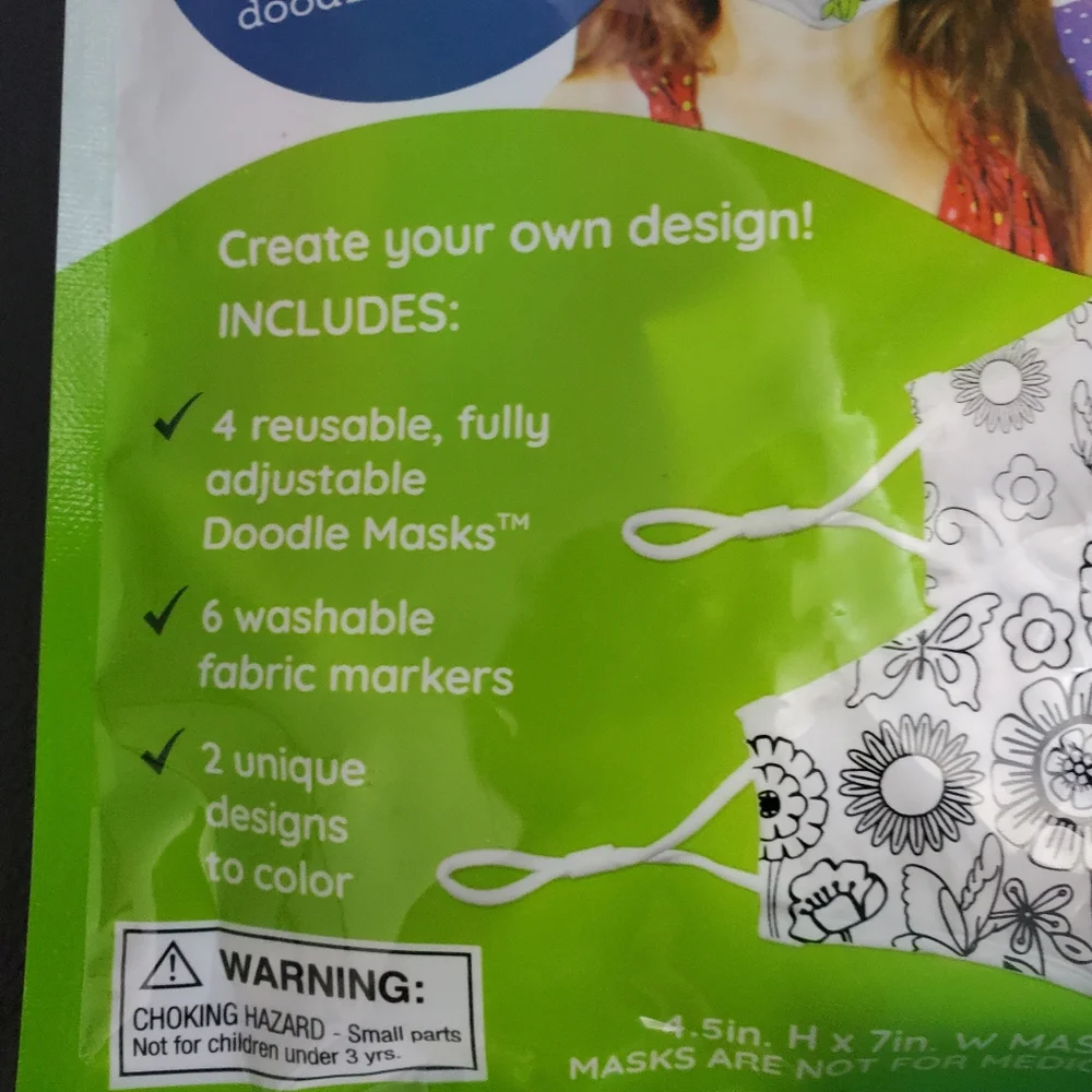 The Doodle Masks 3ct packs